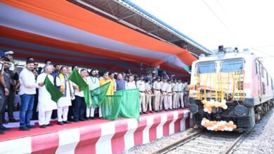 Photo of रायपुर से रवाना हुई सोमनाथ स्वाभिमान सांस्कृतिक यात्रा, 1000 से अधिक श्रद्धालु लेकर चले छत्तीसगढ़ की पावन माटी और जल