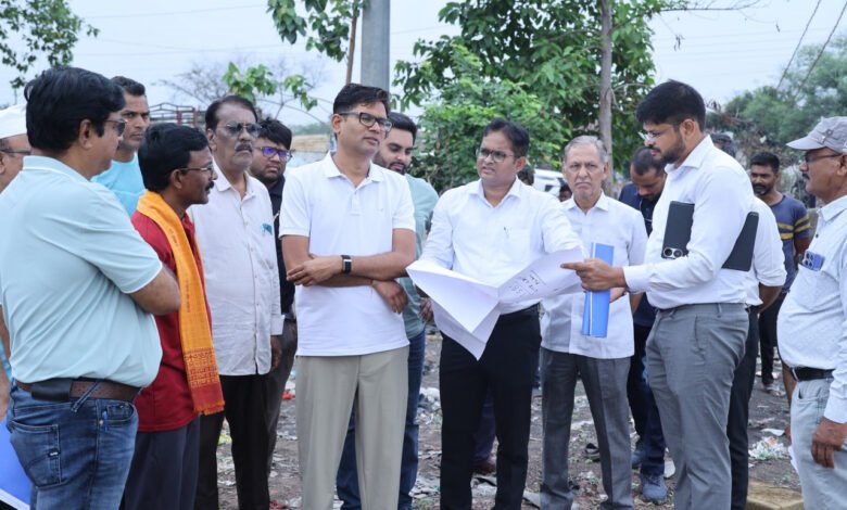 Rapid strides towards transforming Raigarh into a modern city; Finance Minister OP Choudhary inspected development projects.