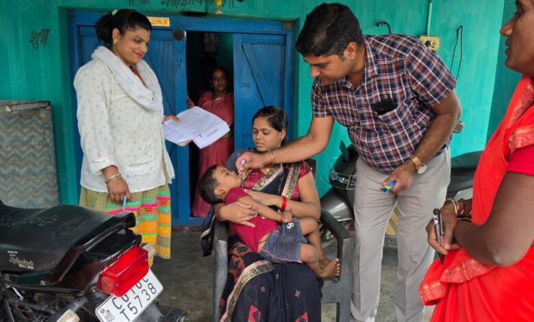 Polio drops reach every doorstep; District Immunization Officer takes charge of the campaign.