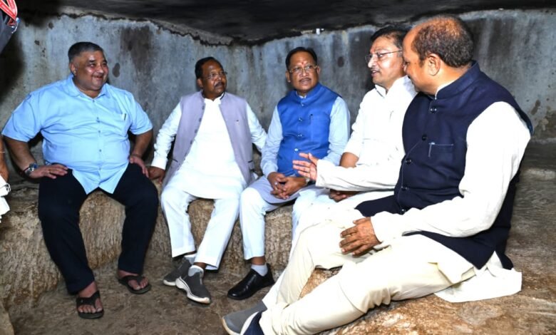 Vishnu Deo Sai arrived at the Ramgarh Festival and inspected the historical heritage of the Sitabengra-Jogimara caves.