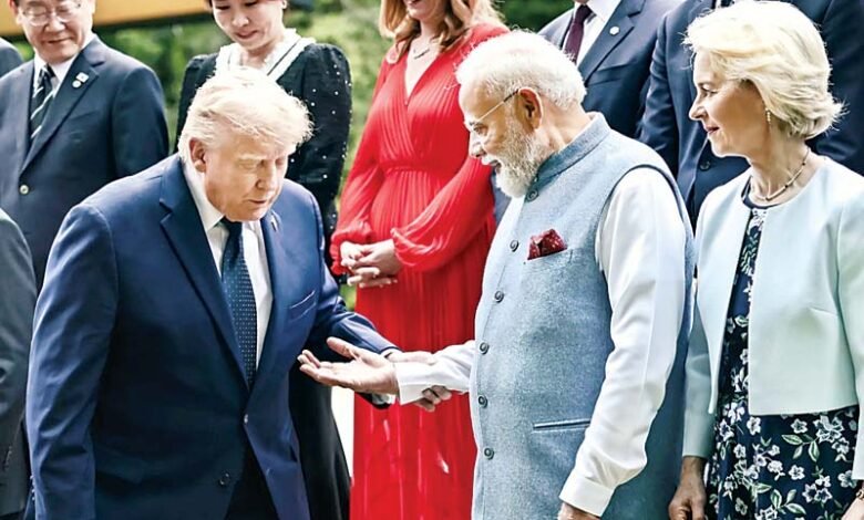 India's strong presence at the G7 forum; Prime Minister Modi emphasizes global cooperation.