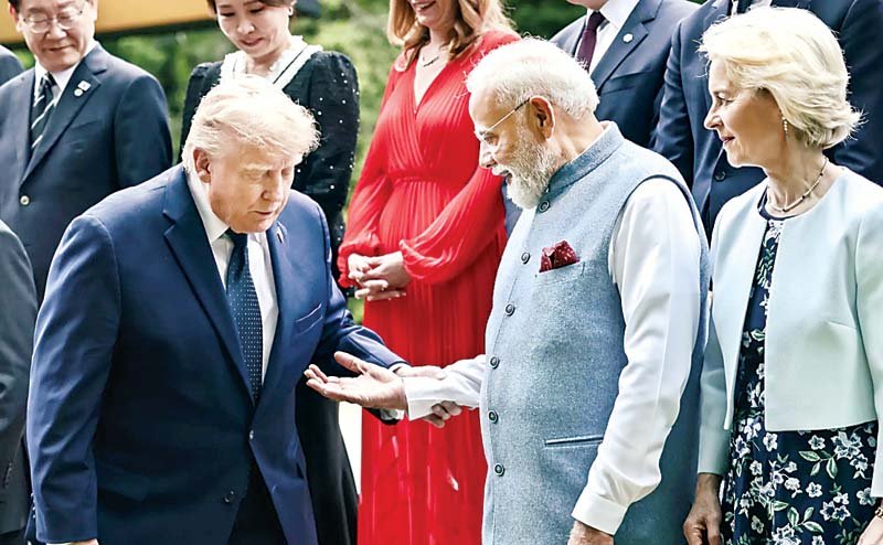 India's strong presence at the G7 forum; Prime Minister Modi emphasizes global cooperation.