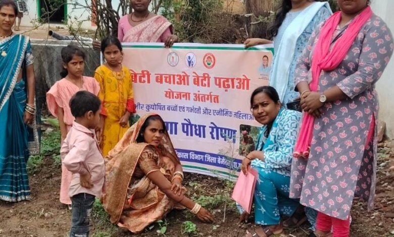'Munga with Selfie' campaign in Bemetara emerges as a new model for nutrition awareness; a unique initiative against malnutrition and anemia.