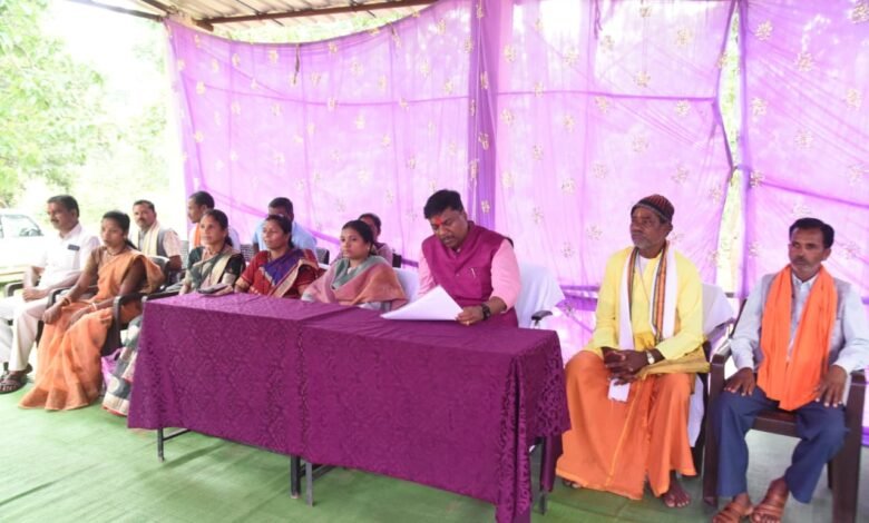 Groundbreaking ceremony for development works worth ₹54 lakh in Chema village; assurance of development given after interacting with villagers.