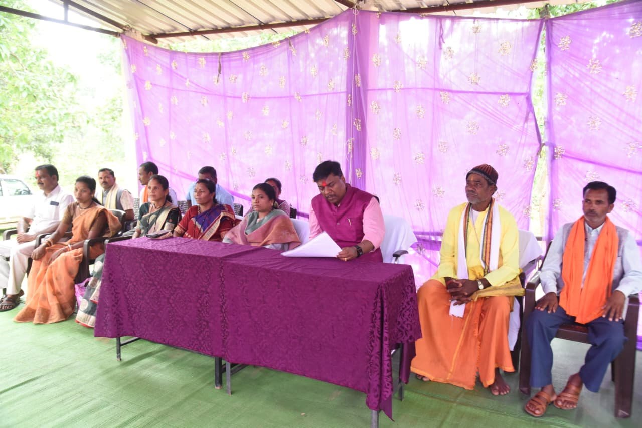 Groundbreaking ceremony for development works worth ₹54 lakh in Chema village; assurance of development given after interacting with villagers.