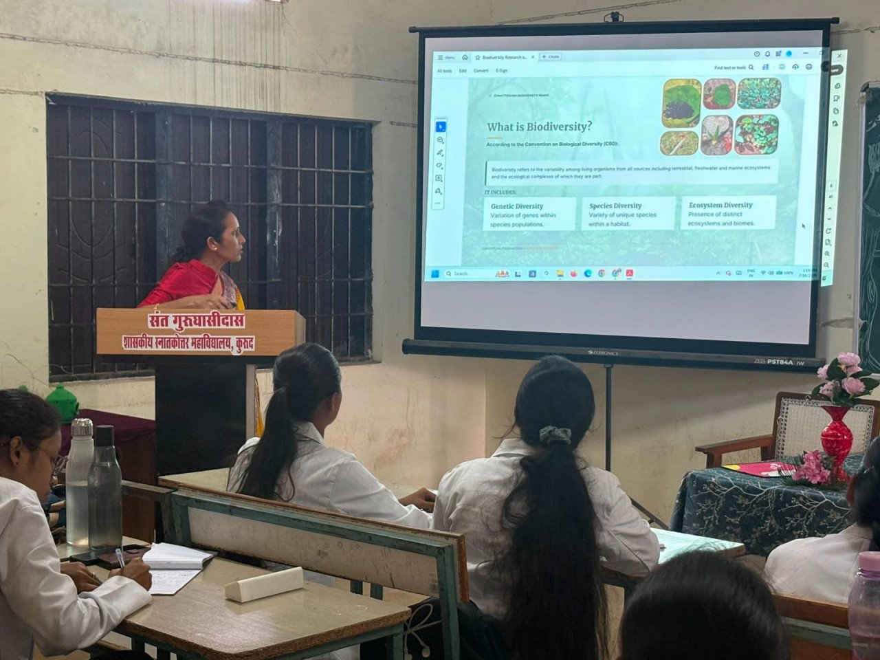 Training in modern techniques for biodiversity research; students gain new research and career opportunities.