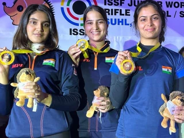 India's daughters shine at the ISSF World Cup; Esha Singh wins gold, Manu Bhaker secures bronze.