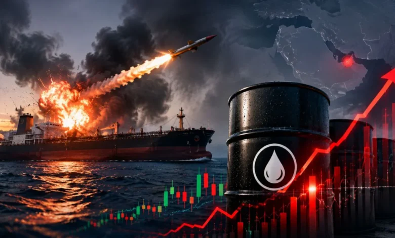Global markets shaken by US-Iran tensions in the Strait of Hormuz; LNG tanker bound for India attacked, crude oil prices rise.