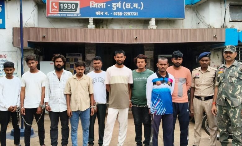 भिलाई में Cyber Crime का बड़ा जाल: 13 Mule Accounts गिरफ्तार, 10 लाख से ज्यादा संदिग्ध लेन-देन 1 Major Cyber Crime Network in Bhilai: 13 'Mule' Accounts Busted; Suspicious Transactions Exceed ₹10 Lakh