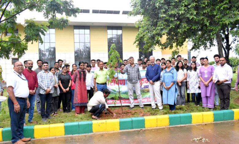 With a pledge for a drug-free India, the youth planted 75 Ashoka saplings, conveying a message of environmental conservation.