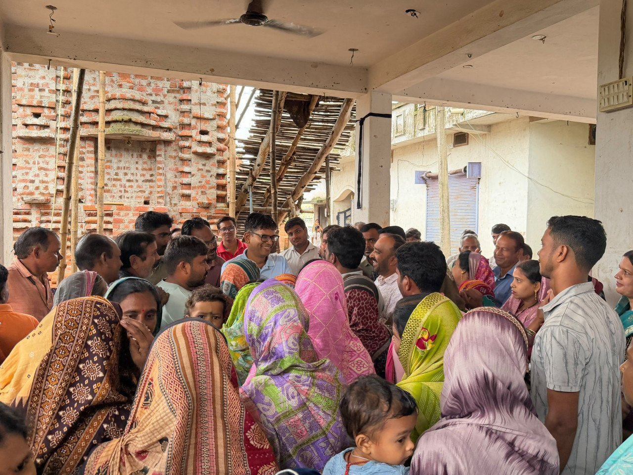 Temple construction using 'Mahtari Vandan' funds: A unique initiative by the women of Amapali; Finance Minister OP Chaudhary lauds the move.