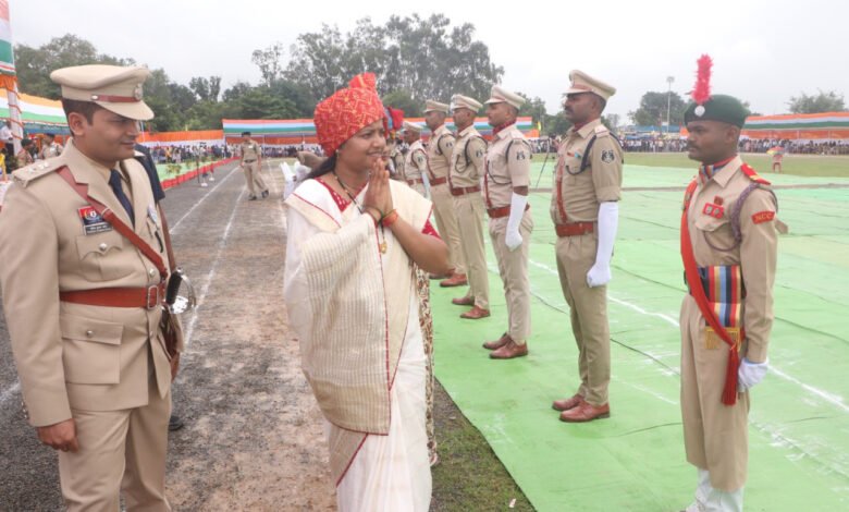 Independence Day celebration in Surajpur imbued with the spirit of patriotism.