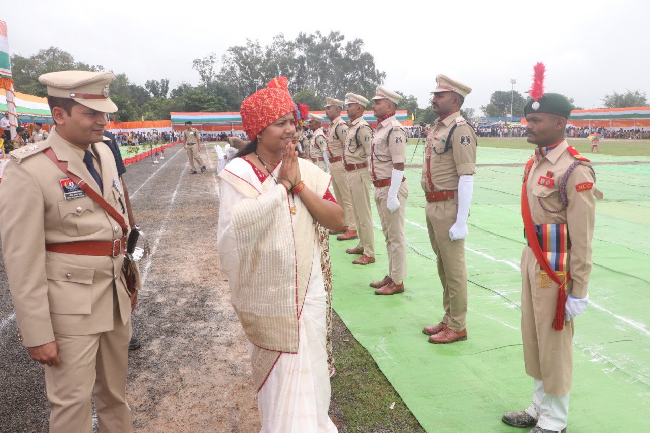 Independence Day celebration in Surajpur imbued with the spirit of patriotism.