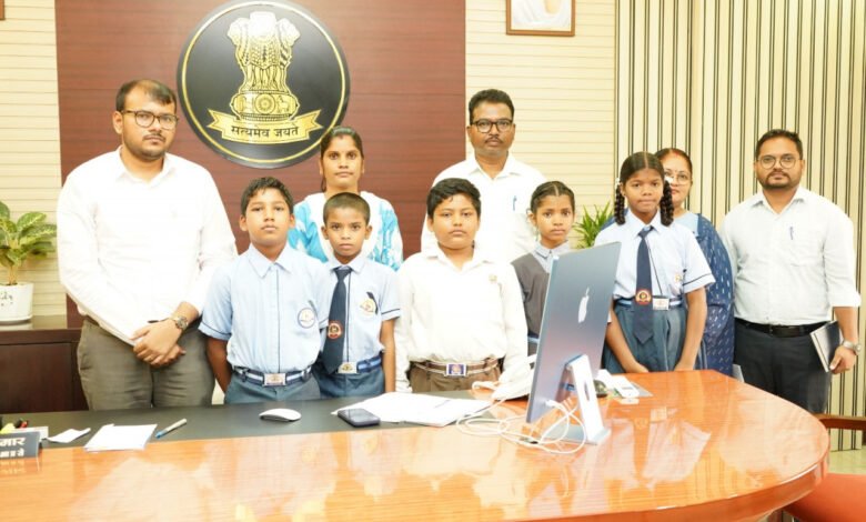 Five meritorious children from Sukma make history; selected on merit under the Atal Utkrisht Shiksha Yojana.