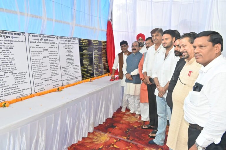 Major development boost for Mahasamund; groundbreaking ceremony held for projects worth ₹31.60 crore.