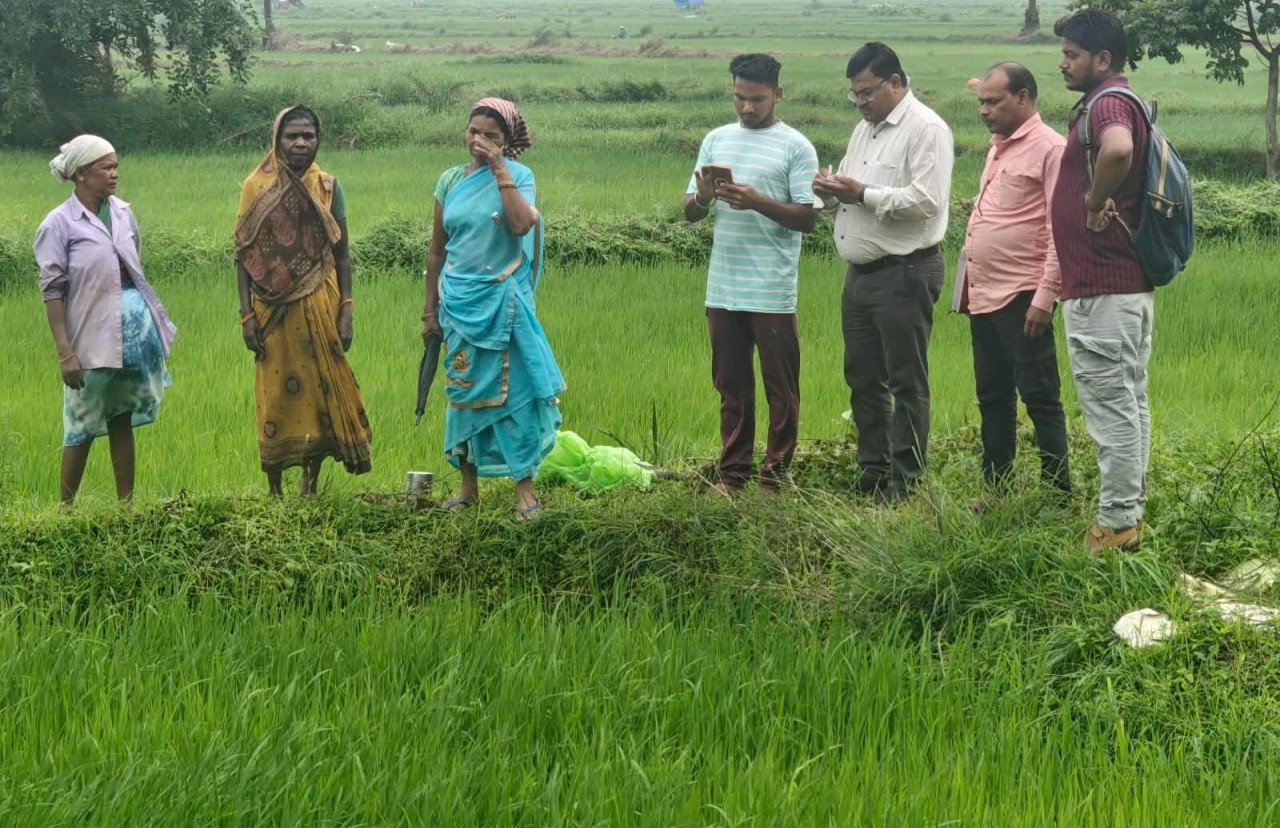 Pace of digital crop survey accelerates in Narayanpur; digital records to be created for over 55,000 land parcels.