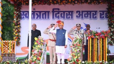 Photo of CM विष्णु देव साय ने रायपुर में फहराया तिरंगा, परेड की सलामी ली; नक्सलवाद के खिलाफ लड़ाई का किया जिक्र