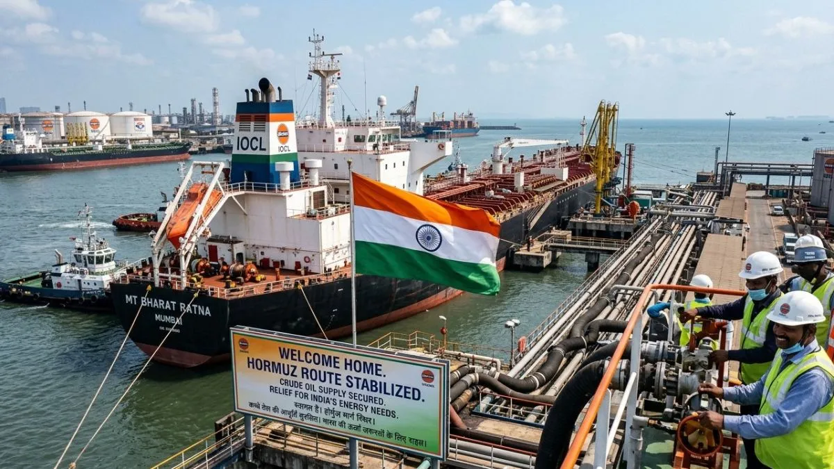 Attack on Indians in Hormuz! Iranian boats surrounded the ship; lives of 21 Indian sailors at risk.