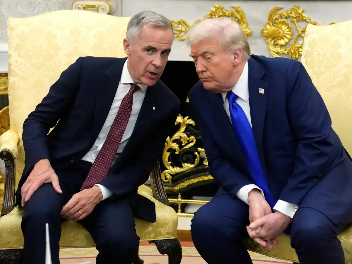 A stinging rebuke to Trump's arrogance from the Canadian PM: trade talks have completely stalled; Mark Carney stated, "We are at war with the US!"