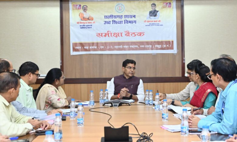 Minister Tank Ram Verma takes a tough stance on delays in the Higher Education Department; sets deadlines for recruitment, promotions, and pending cases.