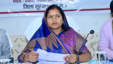 Photo of सूरजपुर-भैयाथान में मंत्री लक्ष्मी राजवाड़े की सख्त समीक्षा, अधिकारियों को योजनाओं का लाभ समय पर पहुंचाने के निर्देश