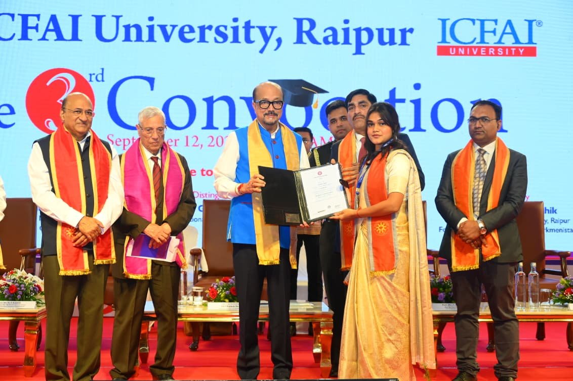 ICFAI University Convocation: 504 students receive degrees; Governor shares mantra for the right use of technology.