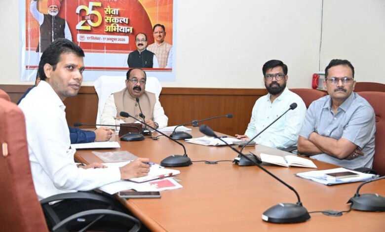 Arun Sao gears up for the 'Seva Sankalp Abhiyan'; directs urban bodies to boost public participation.