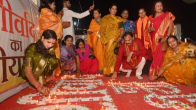 Photo of मनेन्द्रगढ़ में 5 लाख दीपों से जगमगाया सरोवर तालाब, सेवा संकल्प अभियान ने रचा भव्य नजारा
