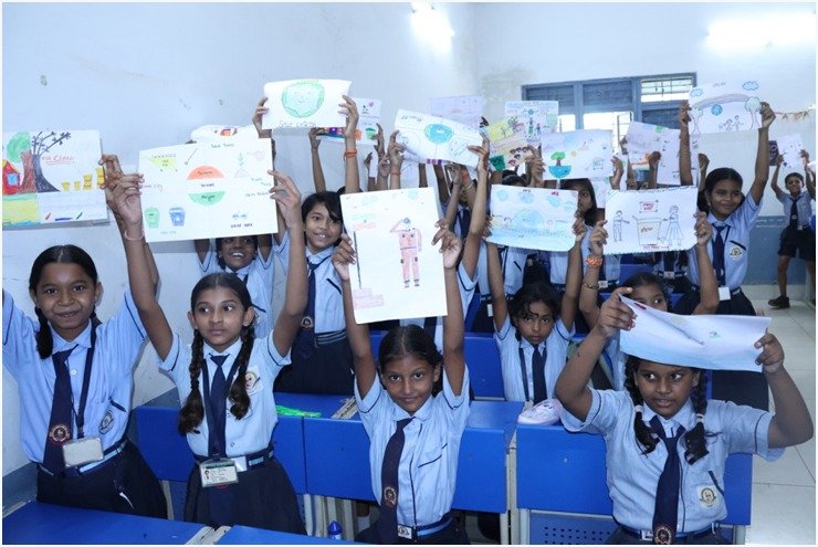 Children let their imaginations soar in ‘India of My Dreams’, showcasing their talent through drawings and speeches.