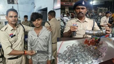 Photo of रायपुर पुलिस की बड़ी कार्रवाई: चाकूबाजी, अवैध शराब और वाहन चोरी के मामलों में कई आरोपी गिरफ्तार; 23 अपराध दर्ज
