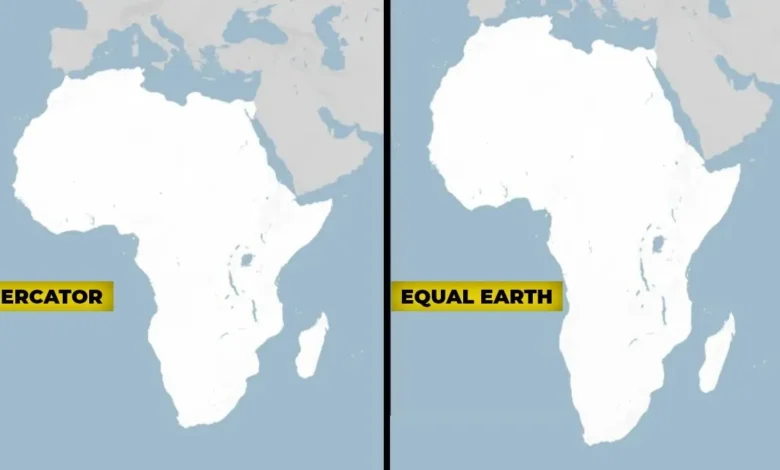 India registers strong objection to the world's new map; Ministry of External Affairs states that the entire region, including Jammu & Kashmir and Ladakh, must be depicted correctly.