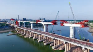 mumbai-ahmedabad-bullet-train-100m-steel-bridge-launched