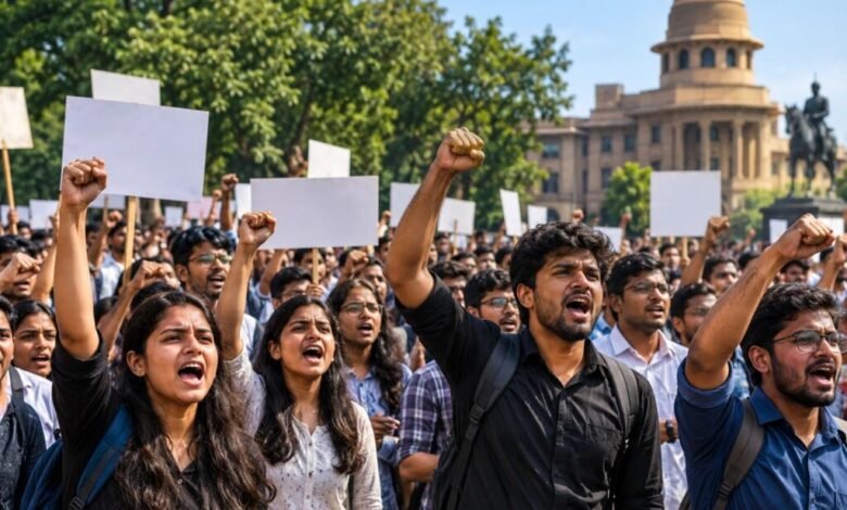 mpsc-aspirants-protest-pune-exam-irregularities-controversy
