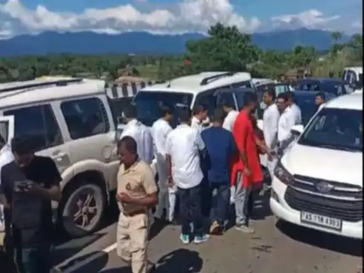 Thuggery or political desperation? Bloody attack on Bhupesh Baghel's convoy; violent clash between BJP and Congress workers; police resort to lathi-charge!