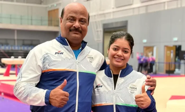 Slug: asian-games-2026-gymnast-pranati-nayak-single-room-controversy