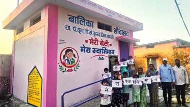 Daughters receive a gift of dignity on Gandhi Jayanti; first girls' toilet inaugurated in Dhuma.