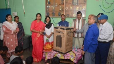 Visually impaired children's talent wins Minister's heart; Ramvichar Netam announces financial support of ₹1 lakh.