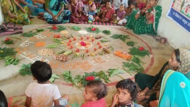 'Angan Milan' in Surajpur spreads the message of nutrition; 'Ghar-Ghar Munga' campaign boosts awareness.