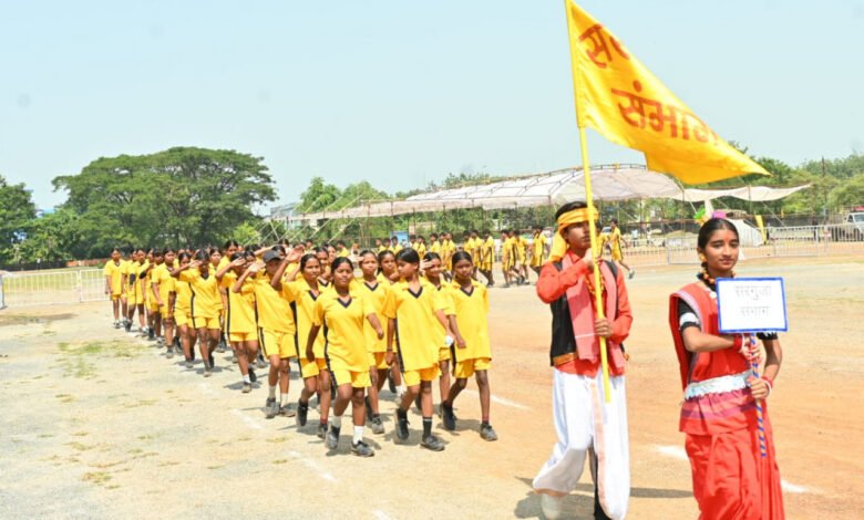 Raipur Division Shines! Overall Champion at the 26th State-Level School Sports Competition; Announcement to Open a DIET in Baloda Bazar.