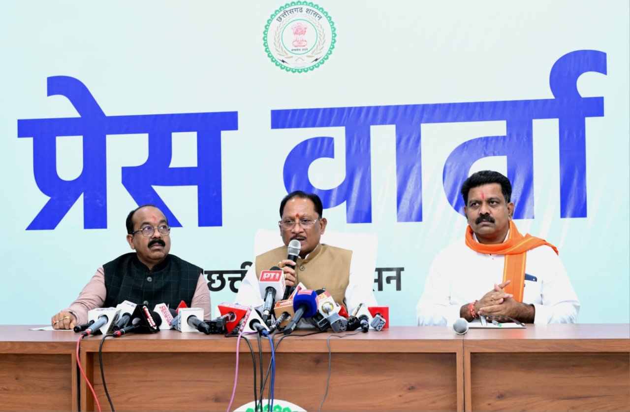 कैबिनेट बैठक के बाद CM साय का बड़ा ऐलान, अरुण साव के साथ मीडिया के सामने खोले फैसलों के पत्ते!