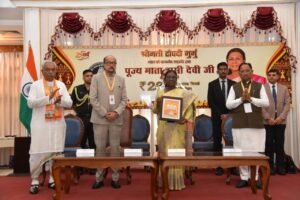 President bestows major honor on the occasion of Mata Hasi Devi’s 200th birth anniversary; issues a 200-rupee coin.