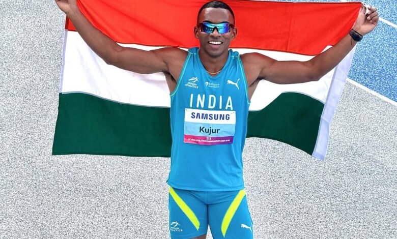 जापान में गरजा बस्तर का शेर: कांकेर की लाल मिट्टी से उठकर अनिमेष कुजूर ने एशियन गेम्स में रचा इतिहास! 1 The 'Lion of Bastar' Roars in Japan: Rising from the red soil of Kanker, Animesh Kujur creates history at the Asian Games!